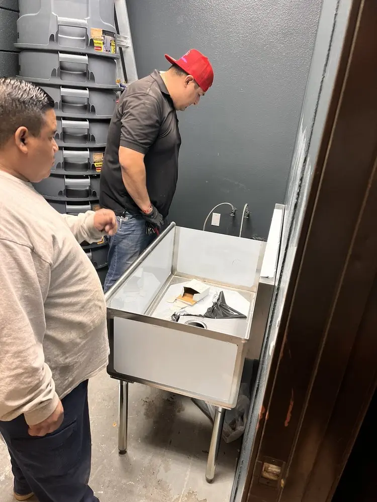 Commercial plumbing and sink installation in Boxboro